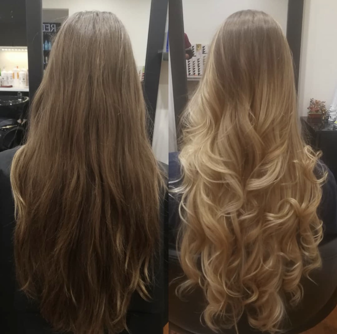 balayage hair transformation Melbourne